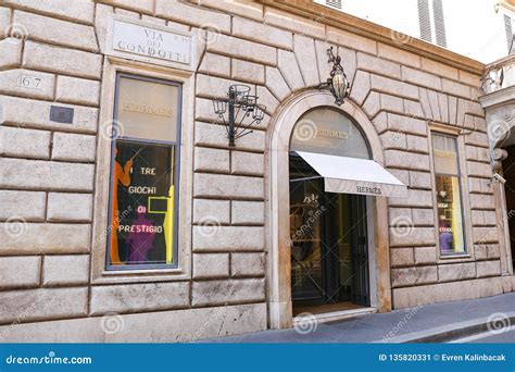 hermes stores in rome